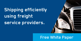 Shipping efficiently using a freight service provider