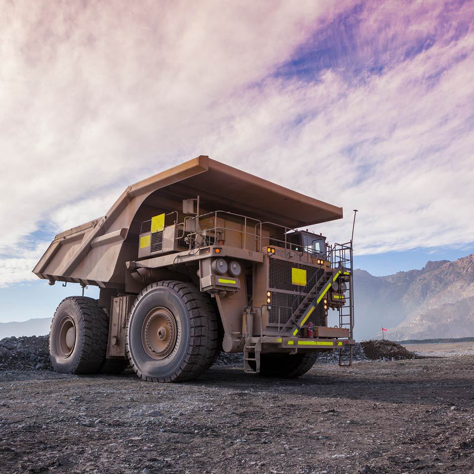 large industrial tractor